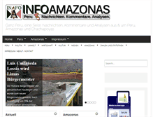 Tablet Screenshot of infoamazonas.de